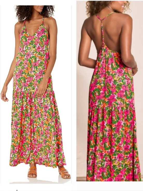 Maaji Hula Maxi Dress in tropical floral print - Picture 1 of 11